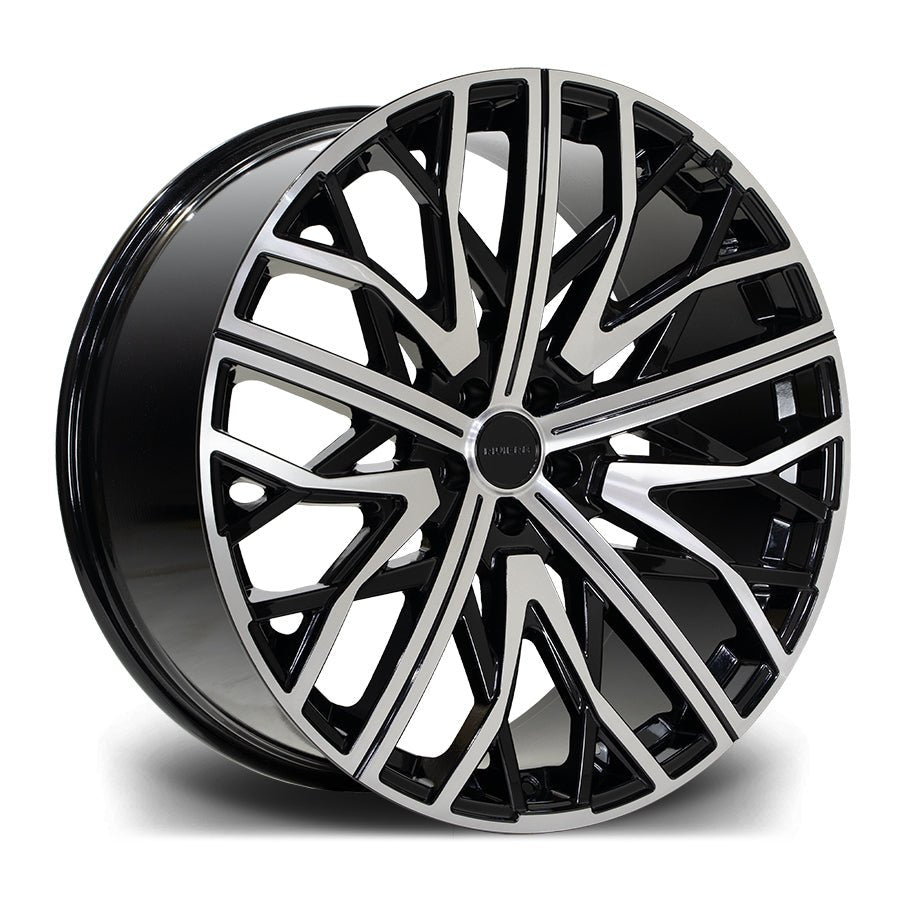 RIVIERA RV131 - BLACK POLISHED Automotive Rims & Wheels Play Dirty   