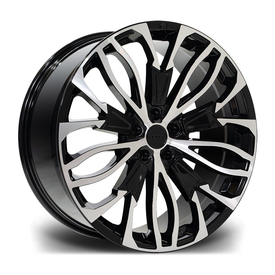 RIVIERA RV134 - BLACK POLISHED Automotive Rims & Wheels Play Dirty   