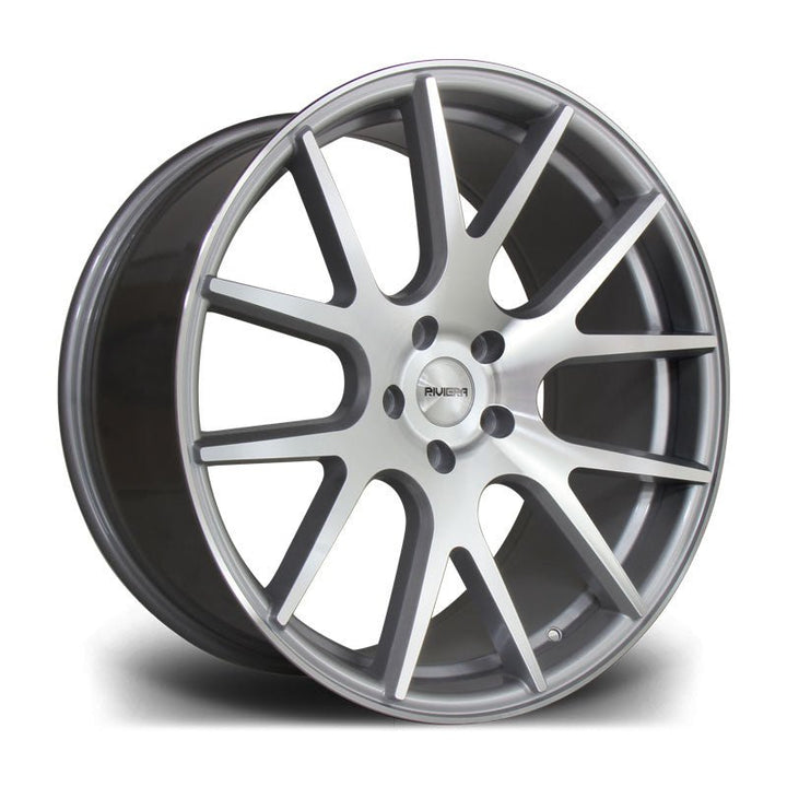 RIVIERA RV185 - MACHINED SILVER Automotive Rims & Wheels Play Dirty   