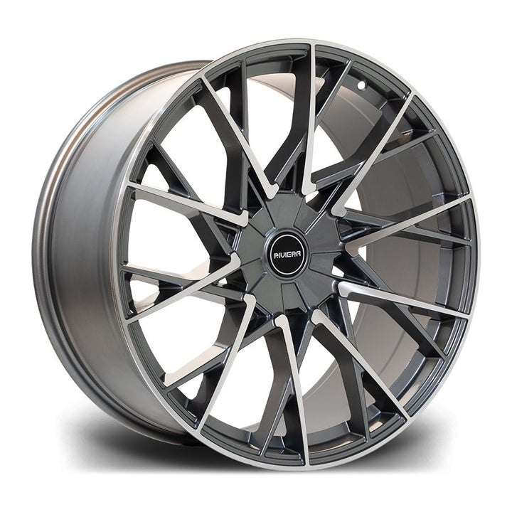 RIVIERA RV197 - GUNMETAL POLISHED Automotive Rims & Wheels Play Dirty   