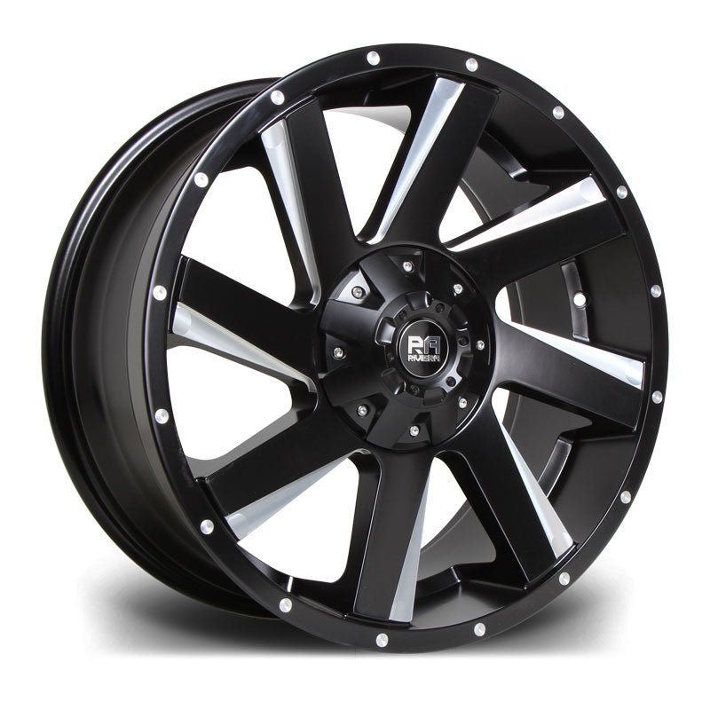 RIVIERA XTREME RX100 - BLACK POLISHED Automotive Rims & Wheels Play Dirty   