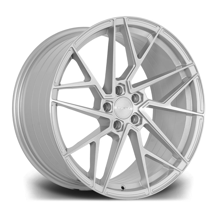 RIVIERA RF106 - SILVER BRUSHED Automotive Rims & Wheels Play Dirty   