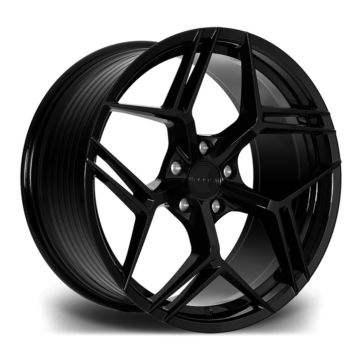 RIVIERA RF12 - GLOSS BLACK Automotive Rims & Wheels Play Dirty   