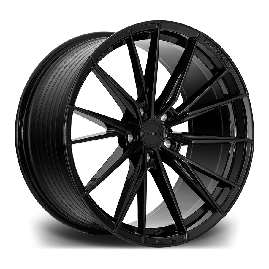 RIVIERA RF14 - GLOSS BLACK Automotive Rims & Wheels Play Dirty   