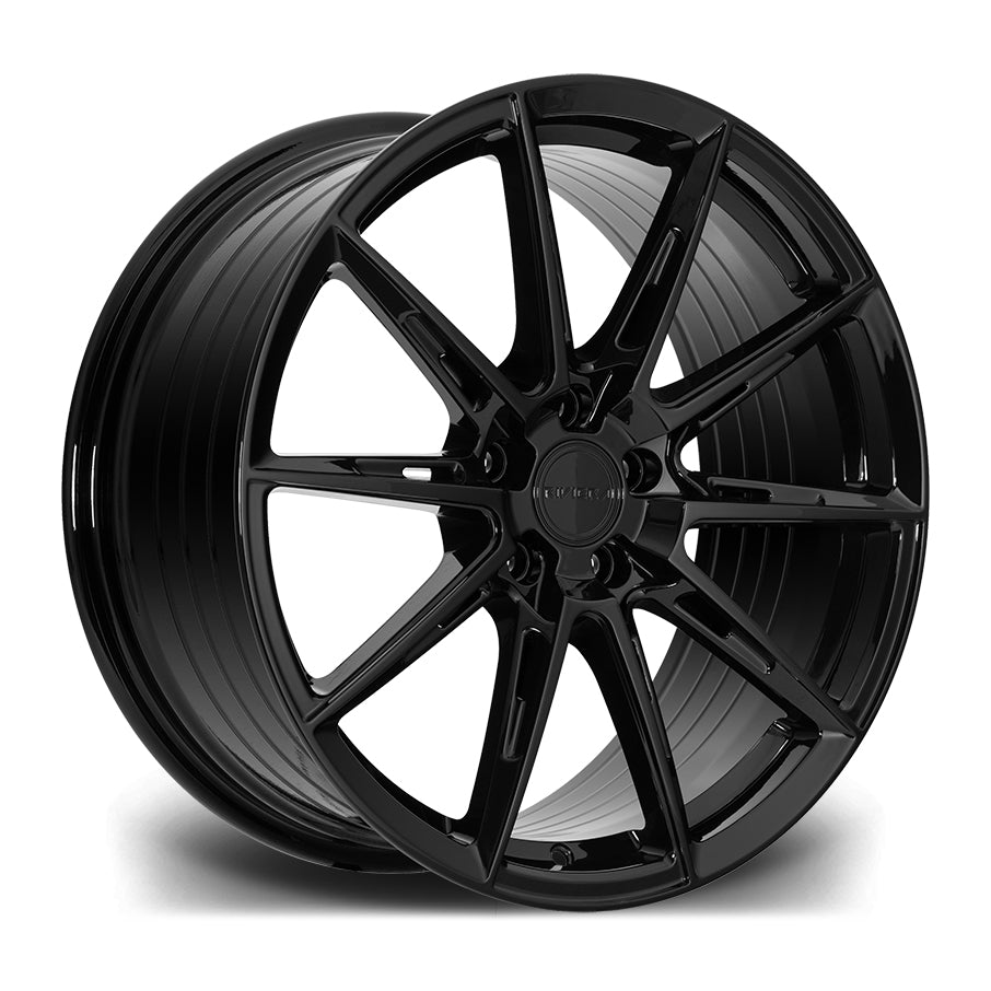 RIVIERA RF6 - GLOSS BLACK Automotive Rims & Wheels Play Dirty   