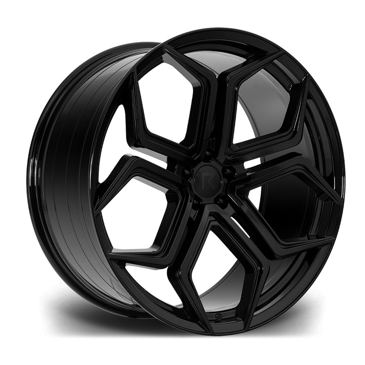 RIVIERA RF7 - GLOSS BLACK Automotive Rims & Wheels Play Dirty   