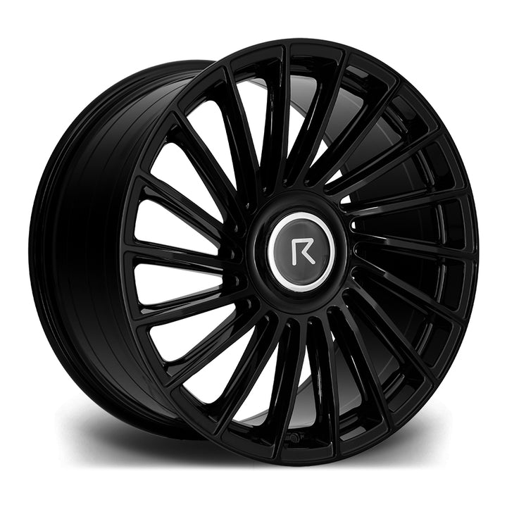 RIVIERA RF8 - GLOSS BLACK Automotive Rims & Wheels Play Dirty   