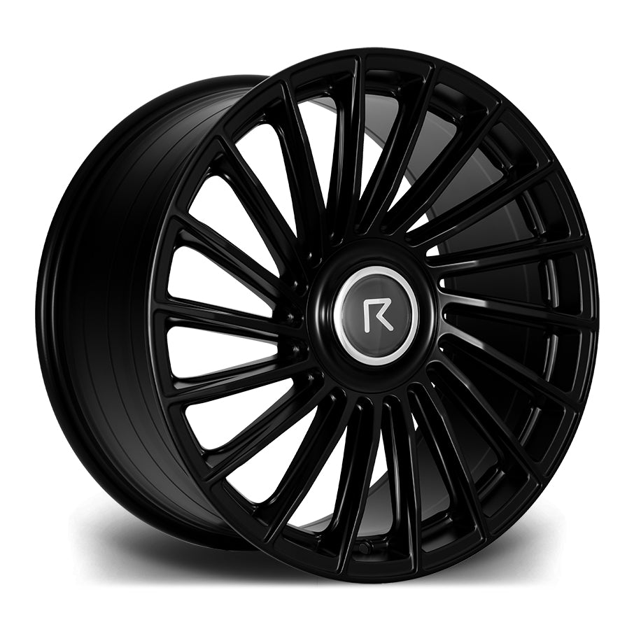 RIVIERA RF8 - SATIN BLACK Automotive Rims & Wheels Play Dirty   