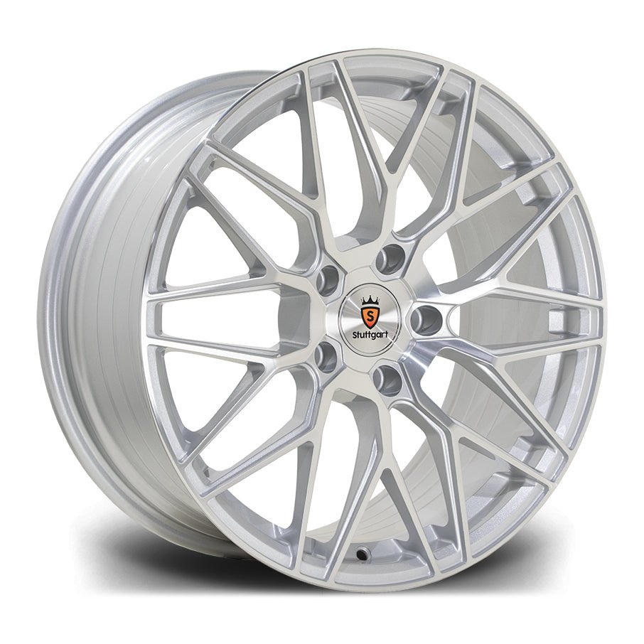 STUTTGART SF14 - SILVER MACHINED Automotive Rims & Wheels Play Dirty   