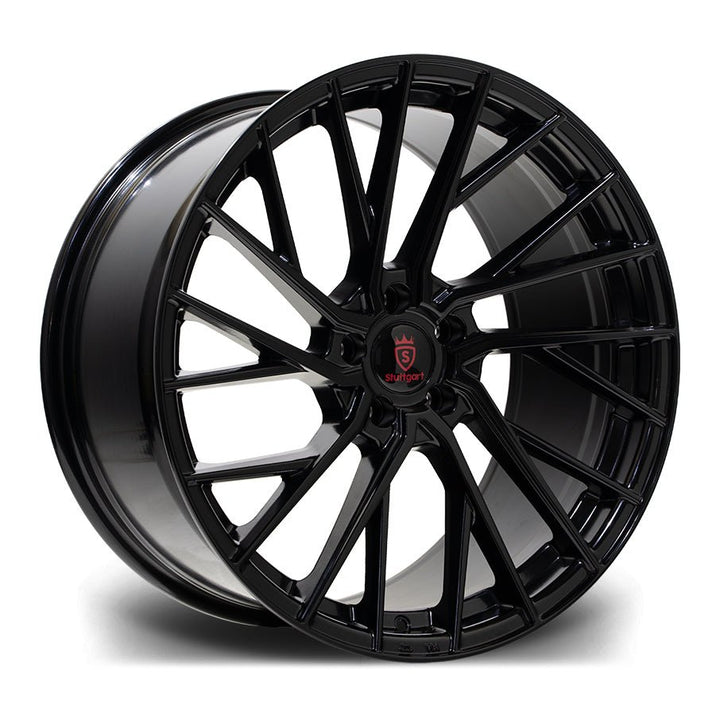 STUTTGART SF15 - SATIN BLACK Automotive Rims & Wheels Play Dirty   