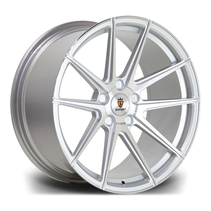 STUTTGART ST9 - SILVER POLISHED Automotive Rims & Wheels Play Dirty   