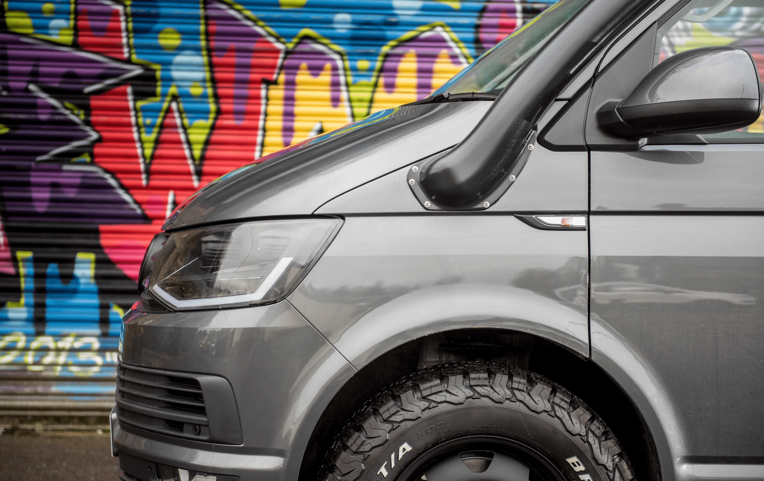 Play Dirty Campervan Swamper Gear and Alloy Wheels