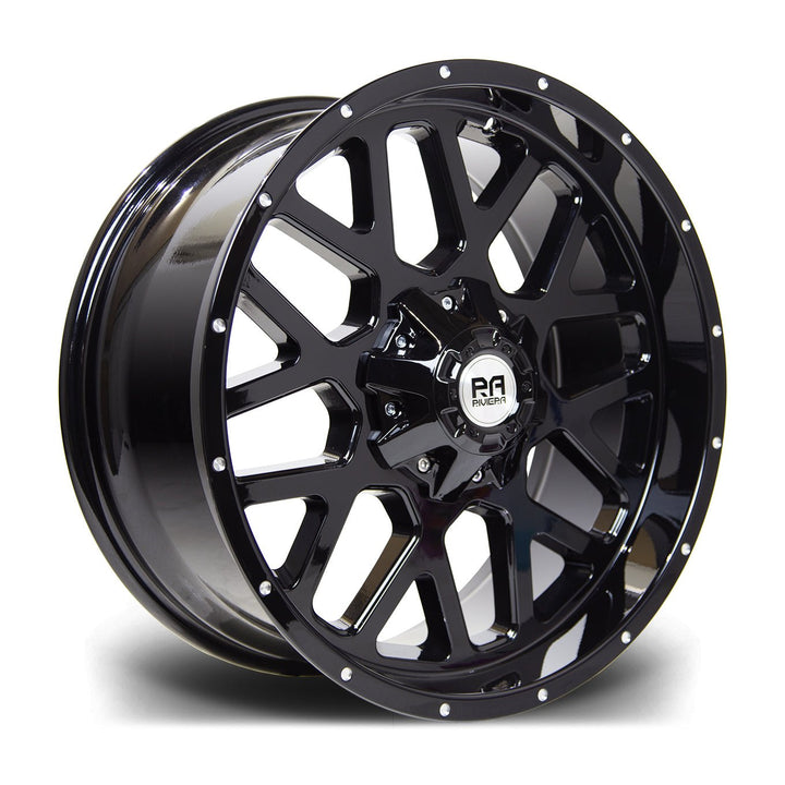 RIVIERA XTREME RX960 - SATIN BLACK Automotive Rims & Wheels Play Dirty   