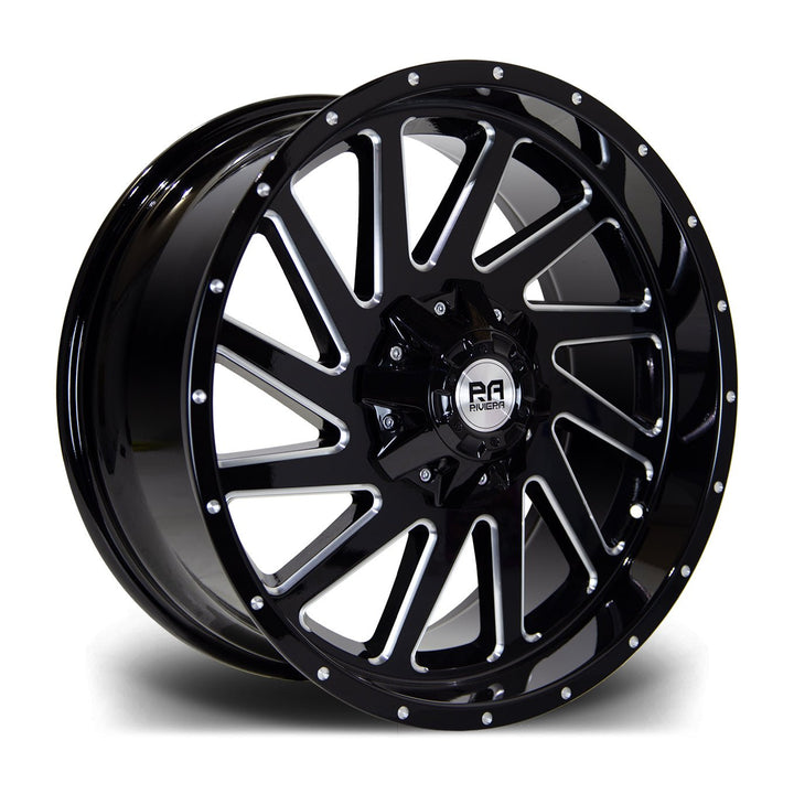 RIVIERA XTREME RX970 - SATIN BLACK Automotive Rims & Wheels Play Dirty   