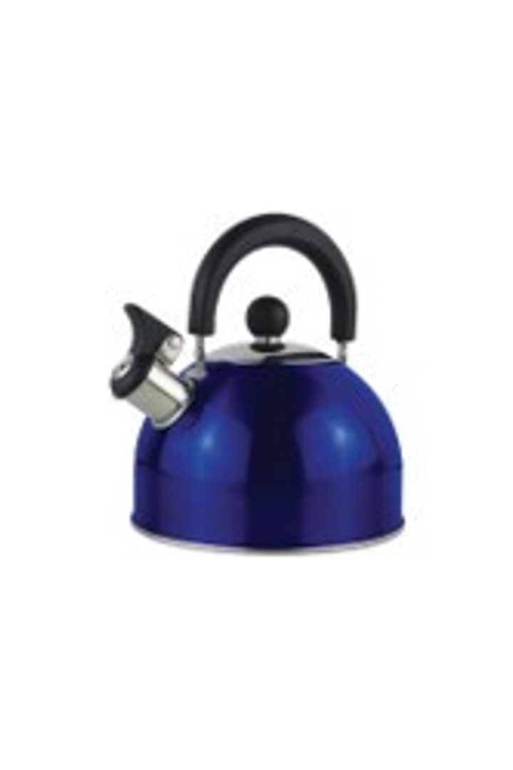 2 Litre Stainless Steel Whistling Kettle (Blue)