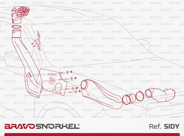 Bravo Snorkel for Isuzu D-MAX (2020 - Present)