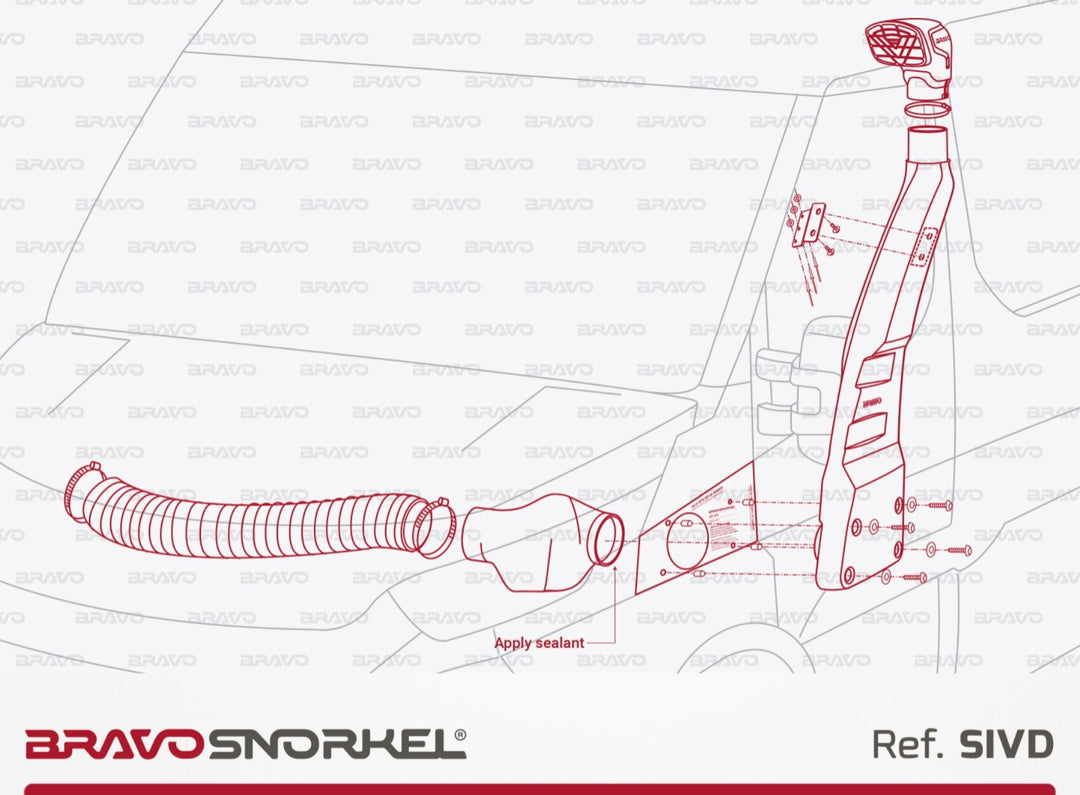 Bravo Snorkel for Iveco Daily (2014 - Present)