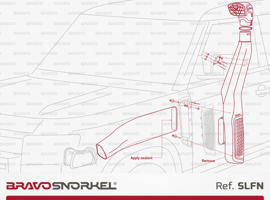 Bravo Snorkel for Land Rover Defender (2020 - Present)