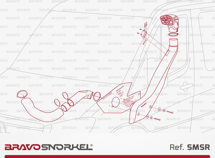 Bravo Snorkel for Mercedes Sprinter W906 / Volkswagen Crafter (2006 - 2018)