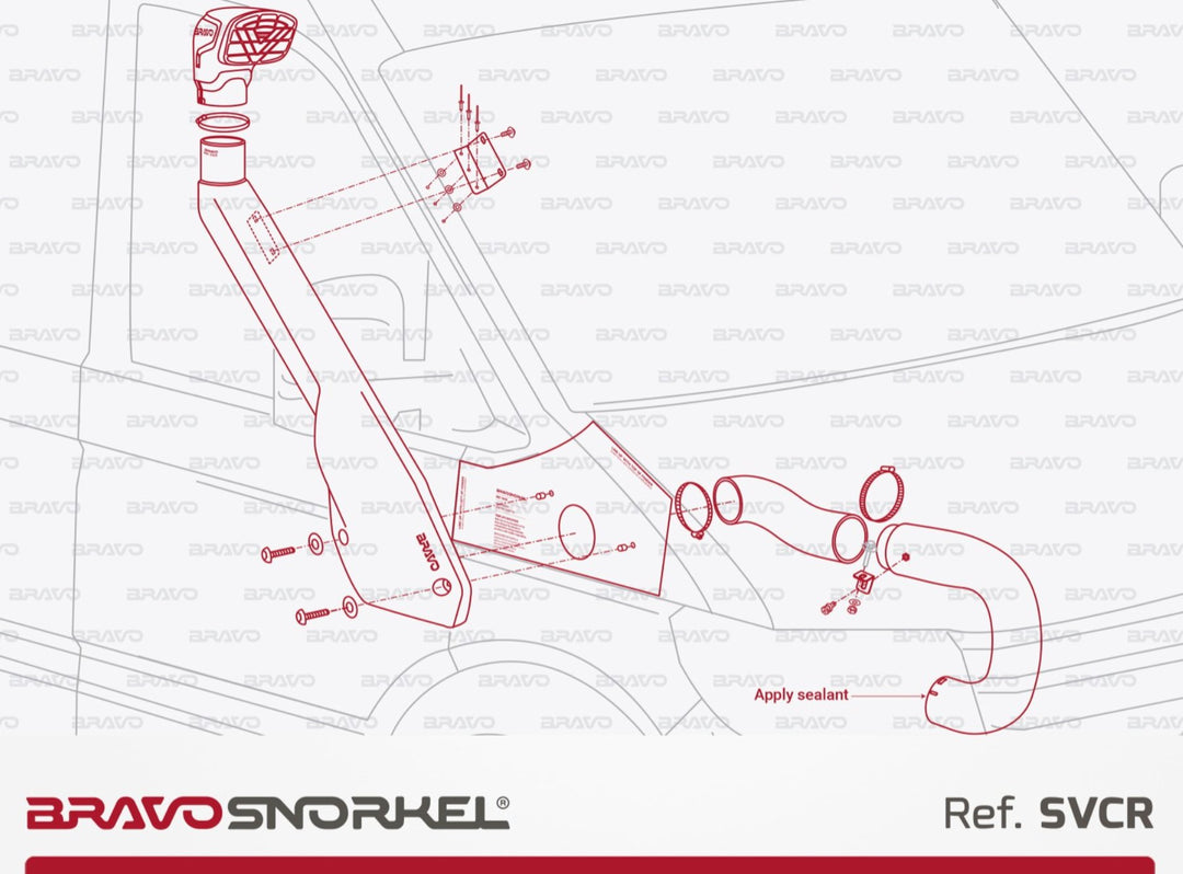 Bravo Snorkel for Volkswagen Crafter / MAN-TGE (2017 - Present)