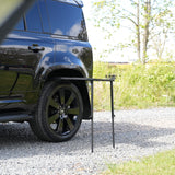 tyre mounted camping table