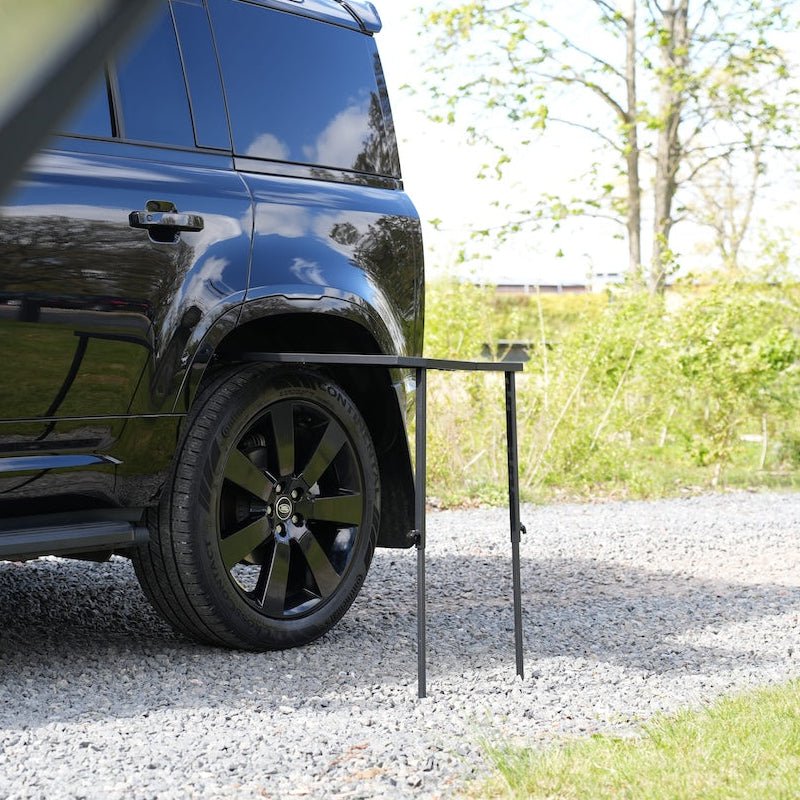 tyre mounted camping table