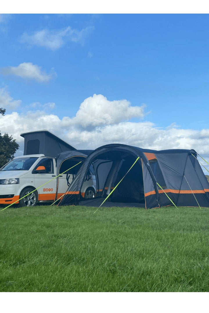 Cocoon Breeze v2 Campervan Awning (Charcoal/Orange)