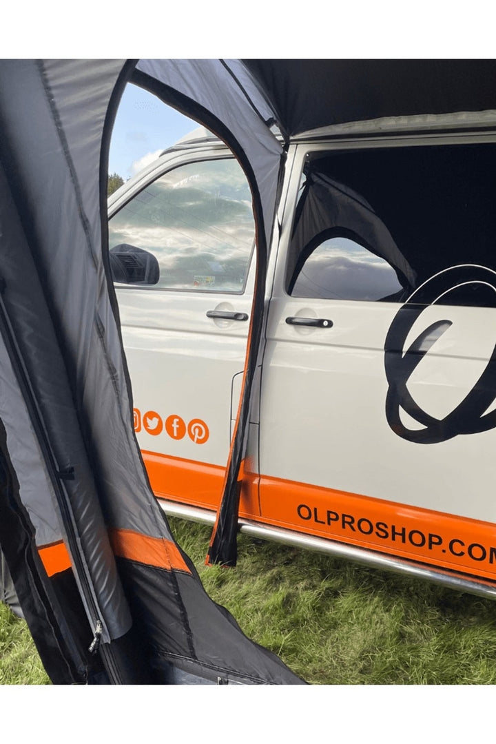 Cocoon Breeze v2 Campervan Awning (Charcoal/Orange)