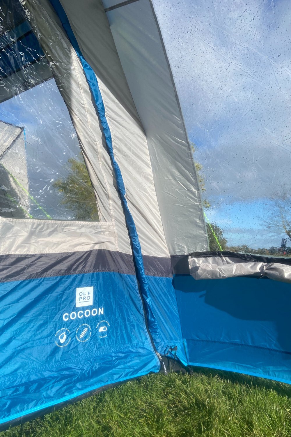 Cocoon v2 Campervan awning (Fibreglass Poles)