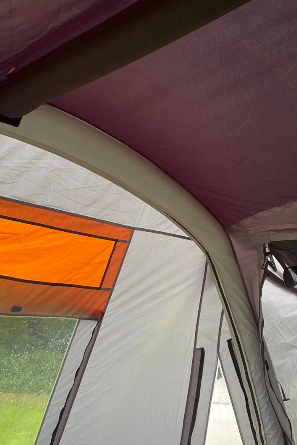 Cubo Breeze v2 Campervan Awning - Charcoal & Orange