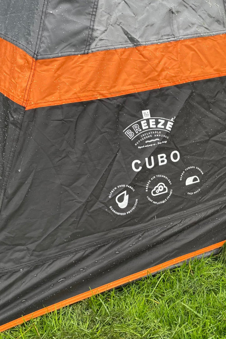 Cubo Breeze v2 Campervan Awning - Charcoal & Orange