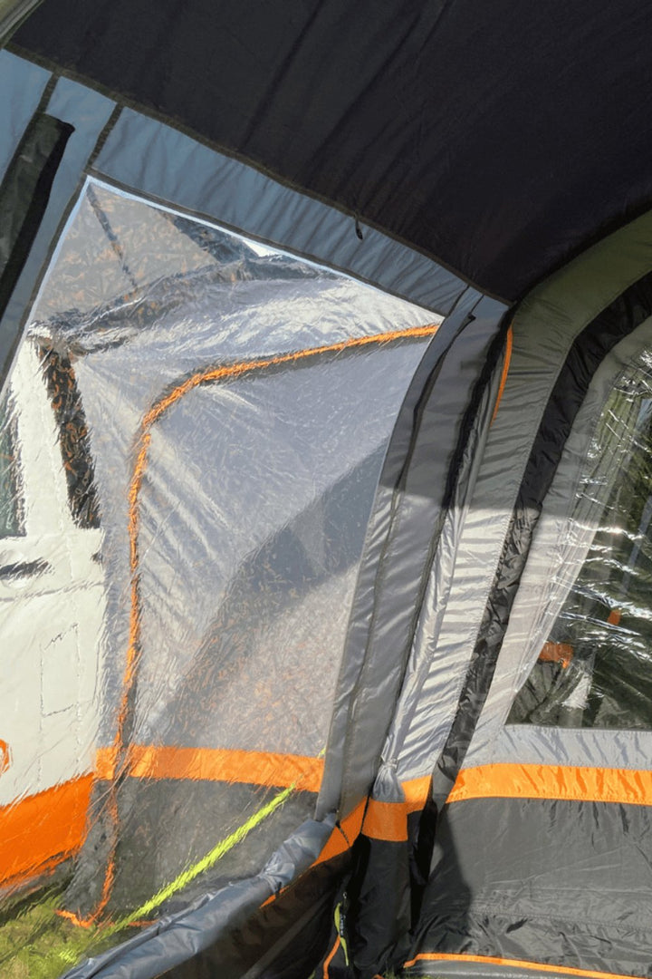 Cocoon Breeze Campervan Awning Extension - Charcoal & Orange