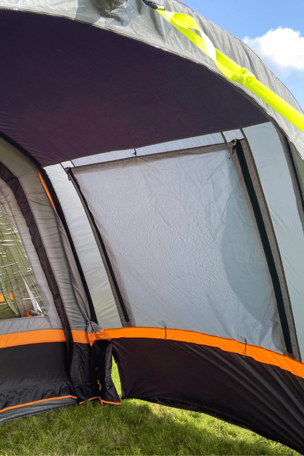 Cocoon Breeze Campervan Awning Extension - Charcoal & Orange