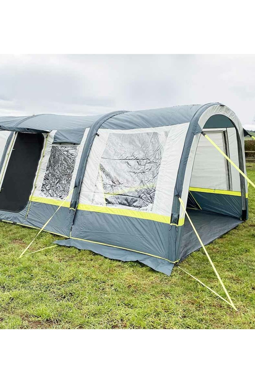 Cocoon Breeze Campervan Awning Extension - Lime & Grey