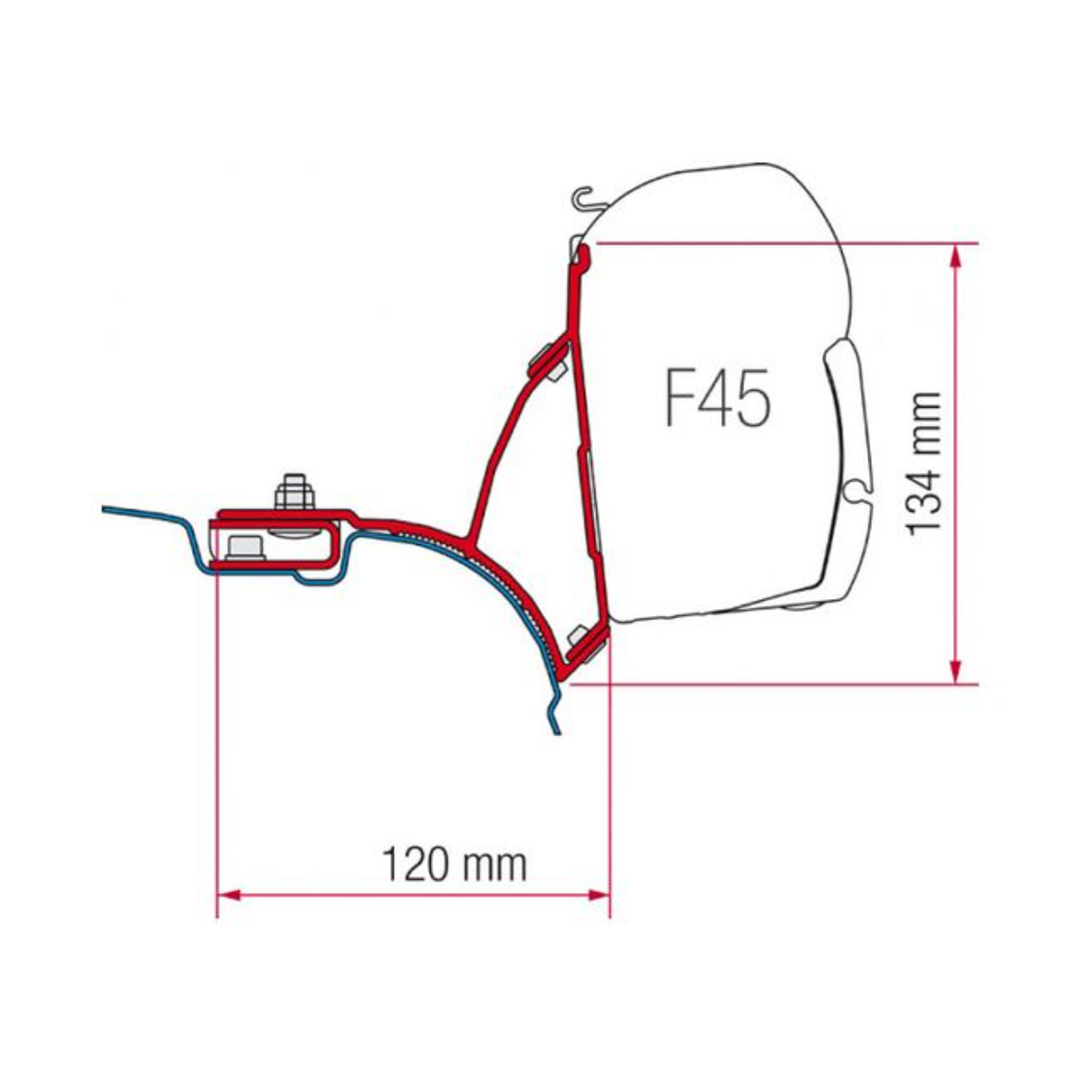 Bracket for Fiamma F45 - VW T5