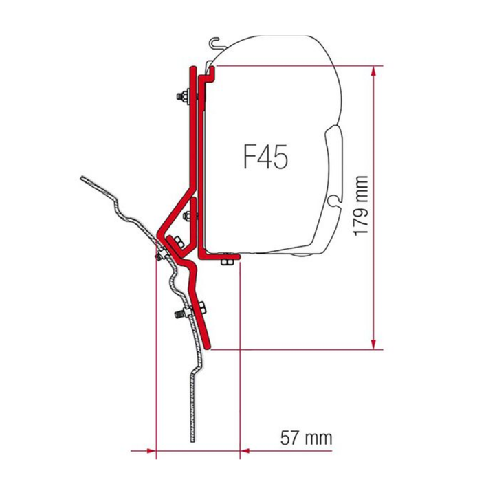 Bracket for Fiamma F45 - VW T4