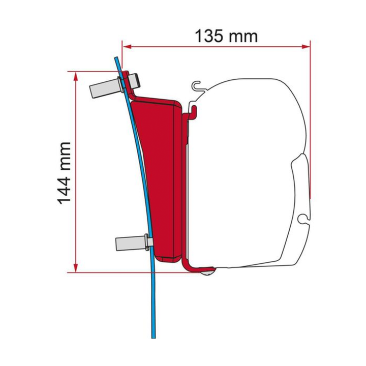 Bracket for Fiamma F45s - Ford Transit (H3)