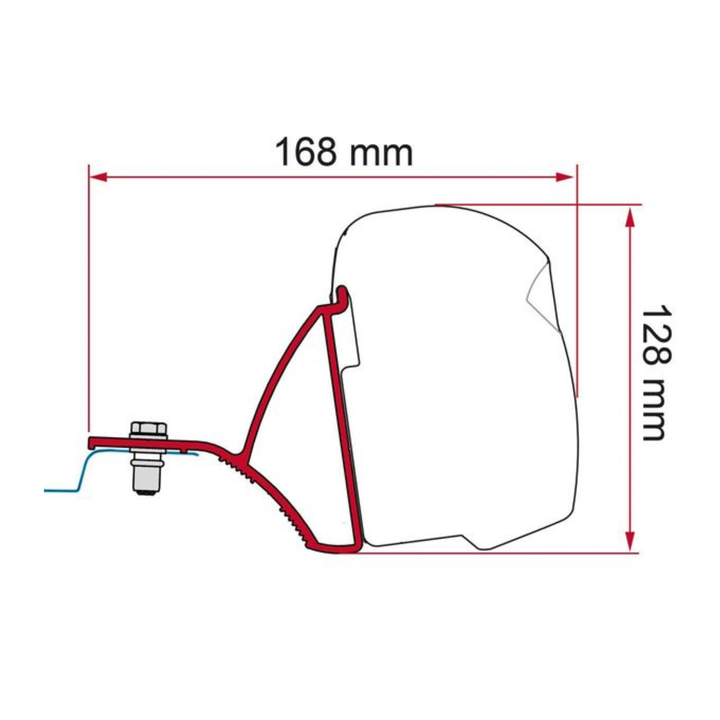 Bracket for Fiamma F43 - Renault Trafic, Vauxhall Vivaro and Nissan NV300