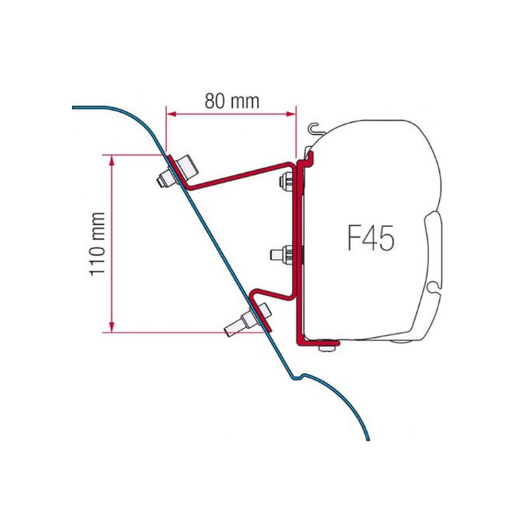 Bracket for Fiamma F45 - Mercedes Sprinter (H3 Westfalia)