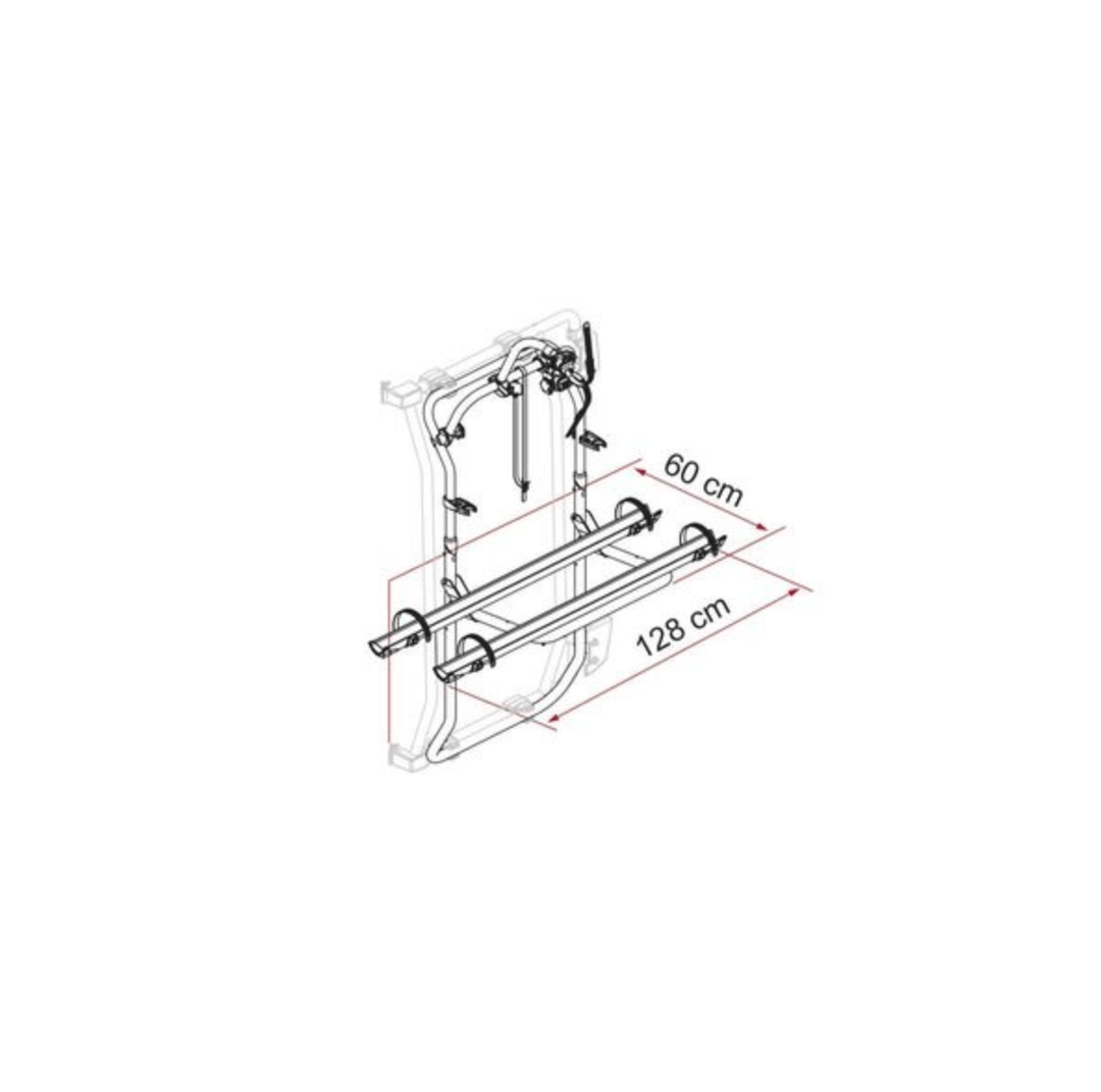 Fiamma Carry-Bike Rack Frame - Deep Black