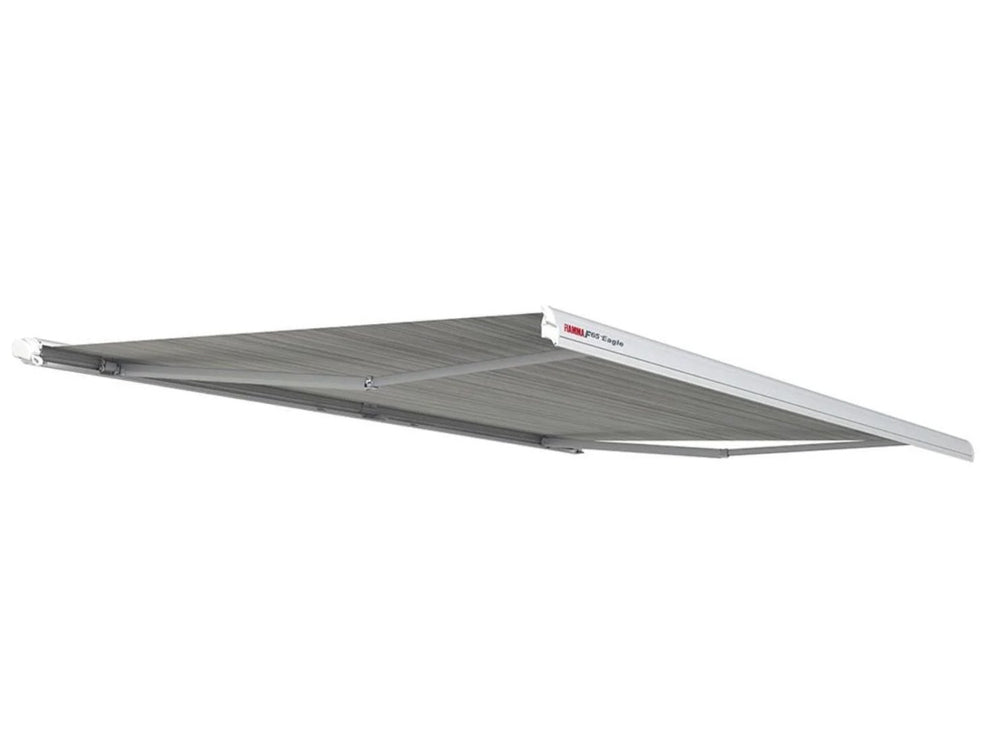 Fiamma F65 Eagle 400 Awning - Polar White with Royal Grey Fabric - Play Dirty™ Outdoor + Camping Gear