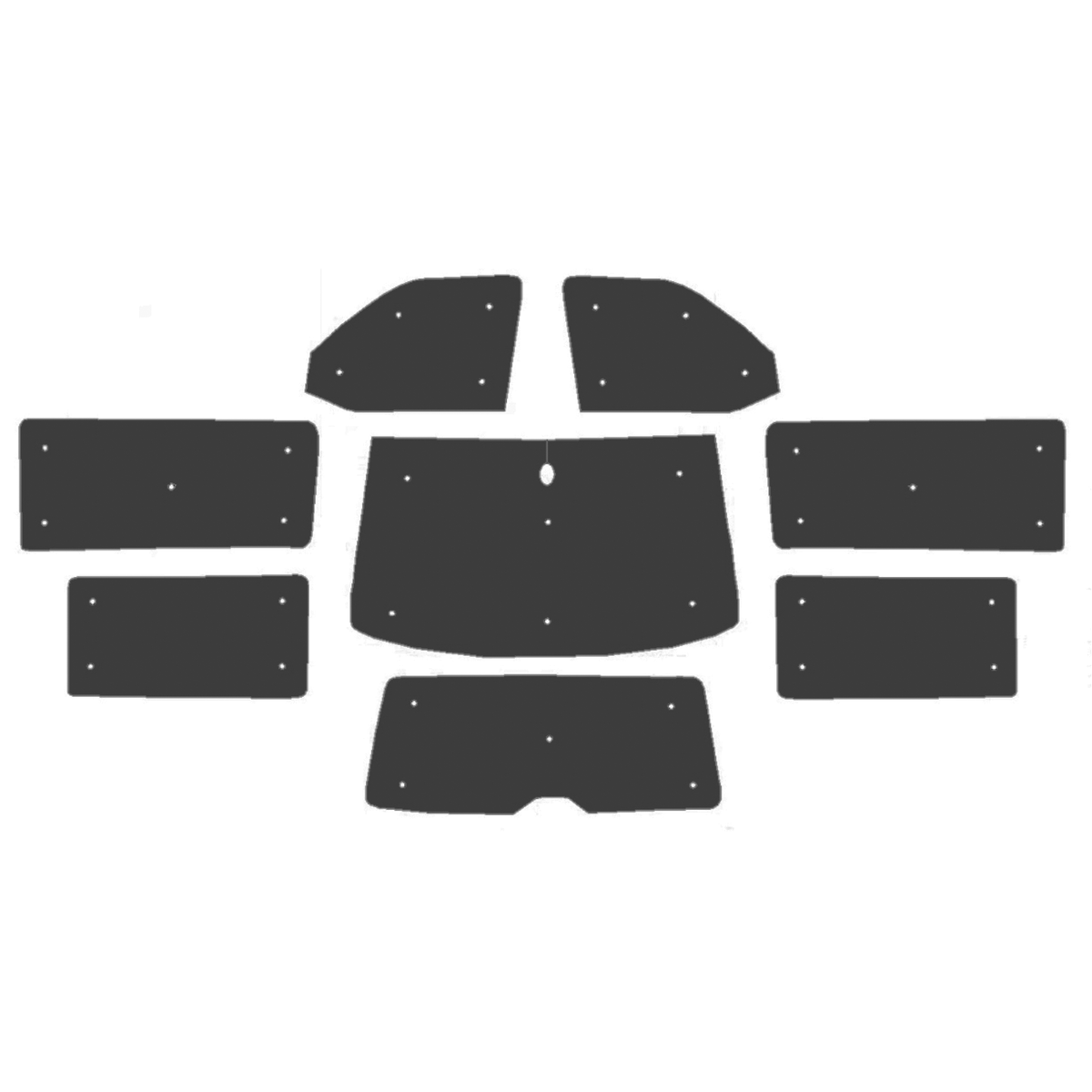 Volkswagen Transporter T5 Internal Thermal Campervan Blinds