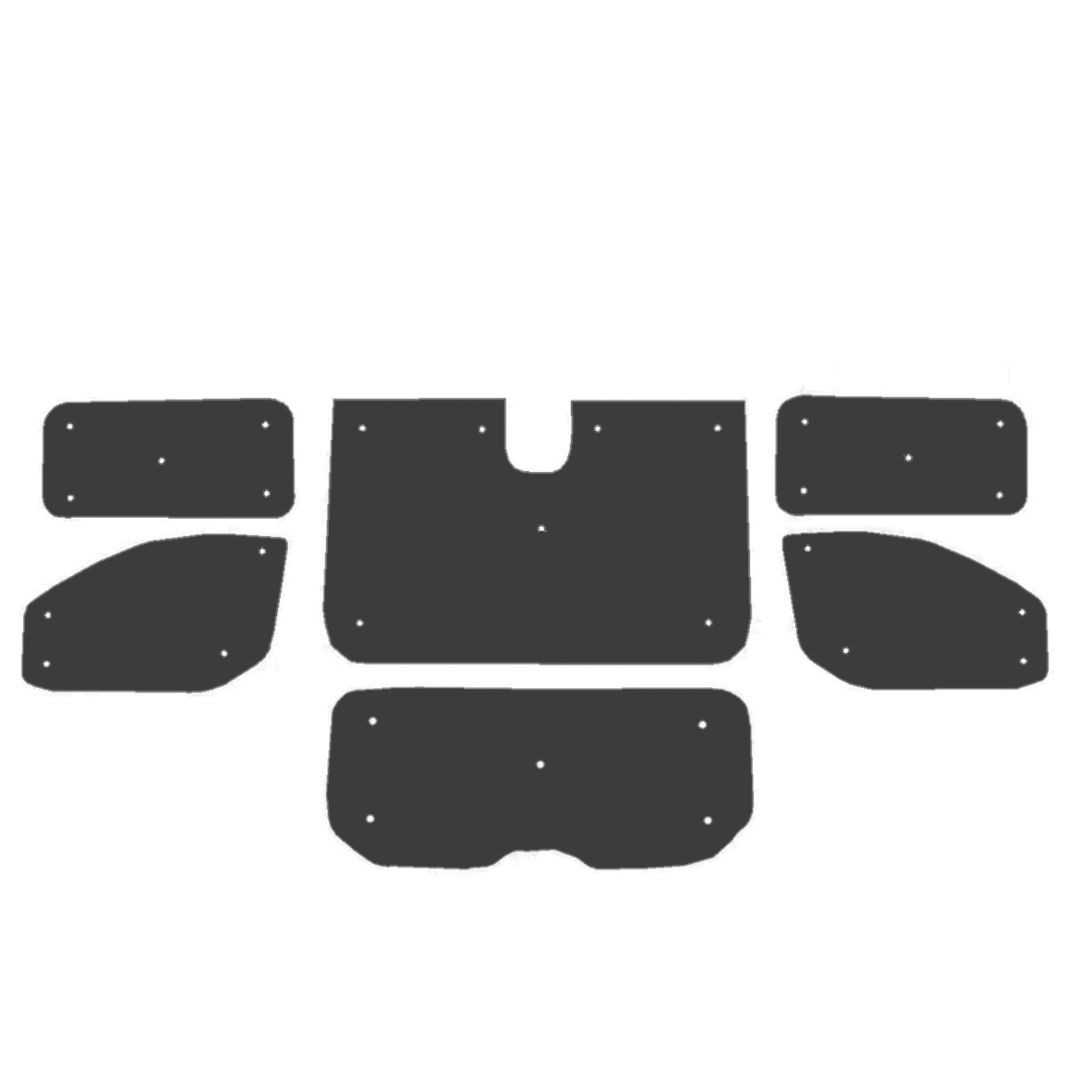 Ford Transit Custom Internal Thermal Blinds for Campervan