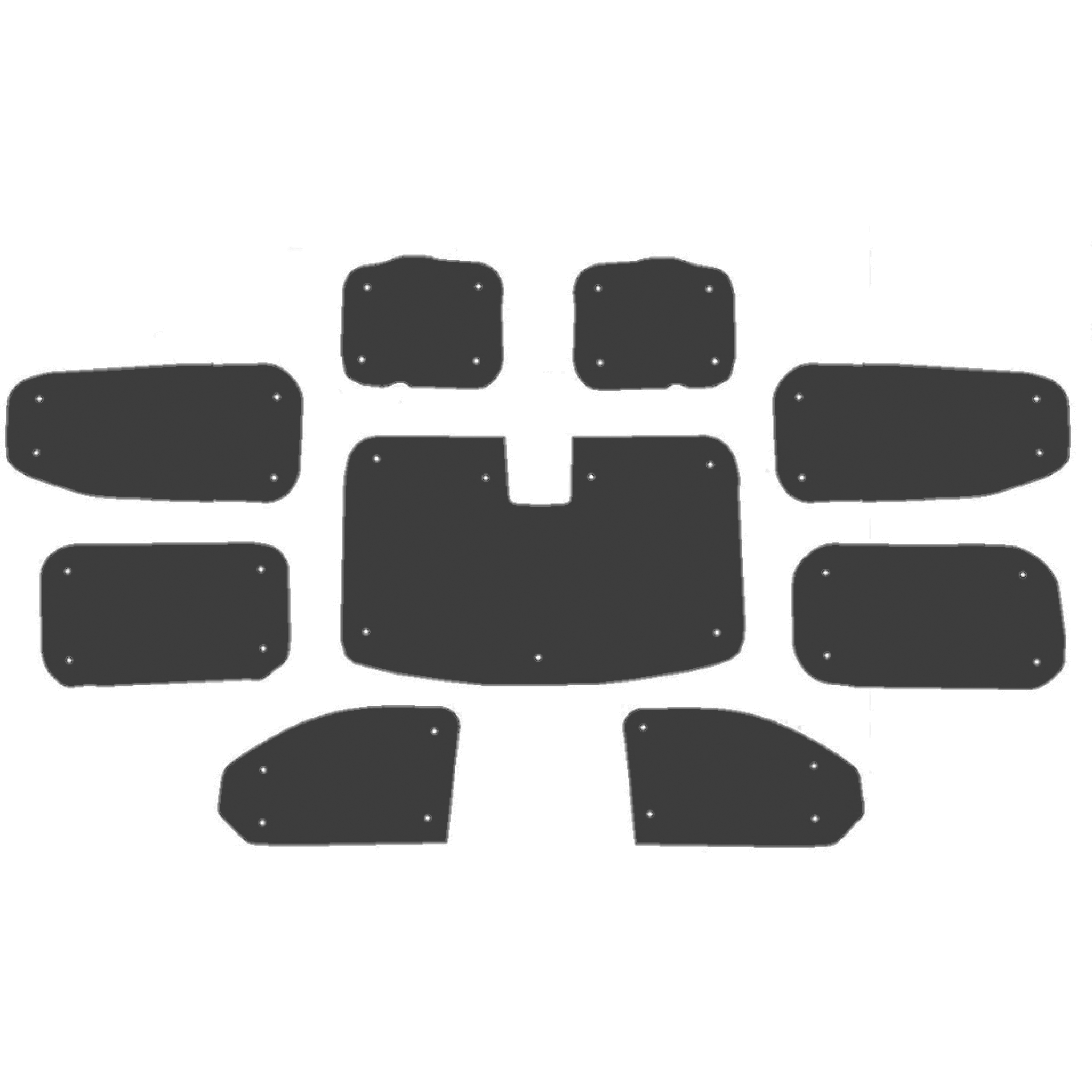 Ford Transit Custom Internal Thermal Blinds for Campervan