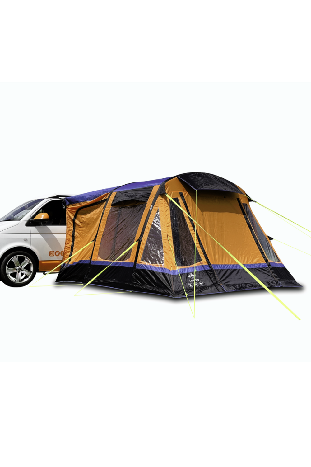 Loopo Breeze v2 Campervan Awning (Orange/Grey)  Play Dirty   