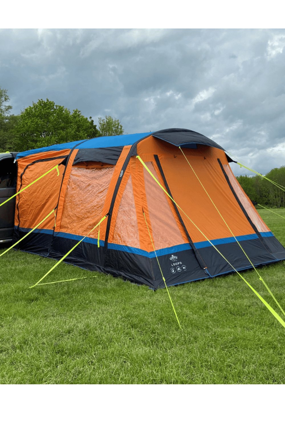 Loopo Breeze v2 Campervan Awning (Orange/Grey)