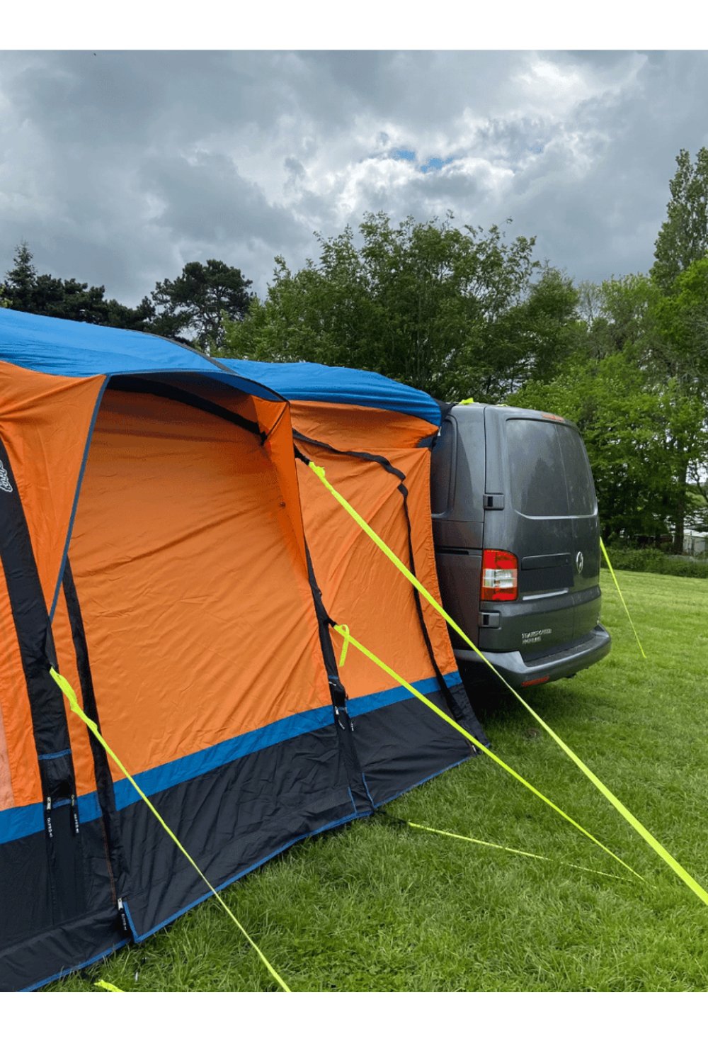 Loopo Breeze v2 Campervan Awning (Orange/Grey)