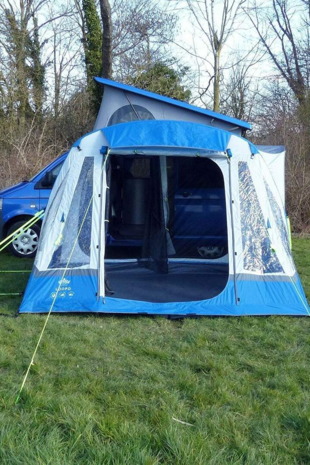 Loopo Breeze XL Motorhome Awning (Blue/Grey)  Play Dirty Default Title  