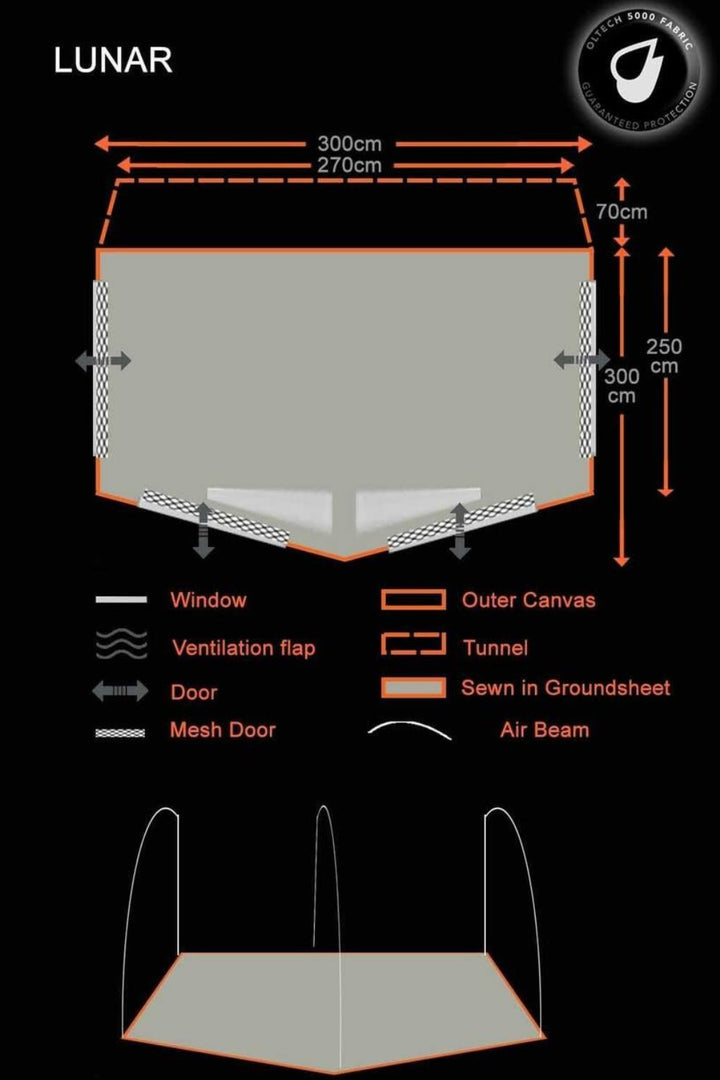 Lunar Campervan Awning