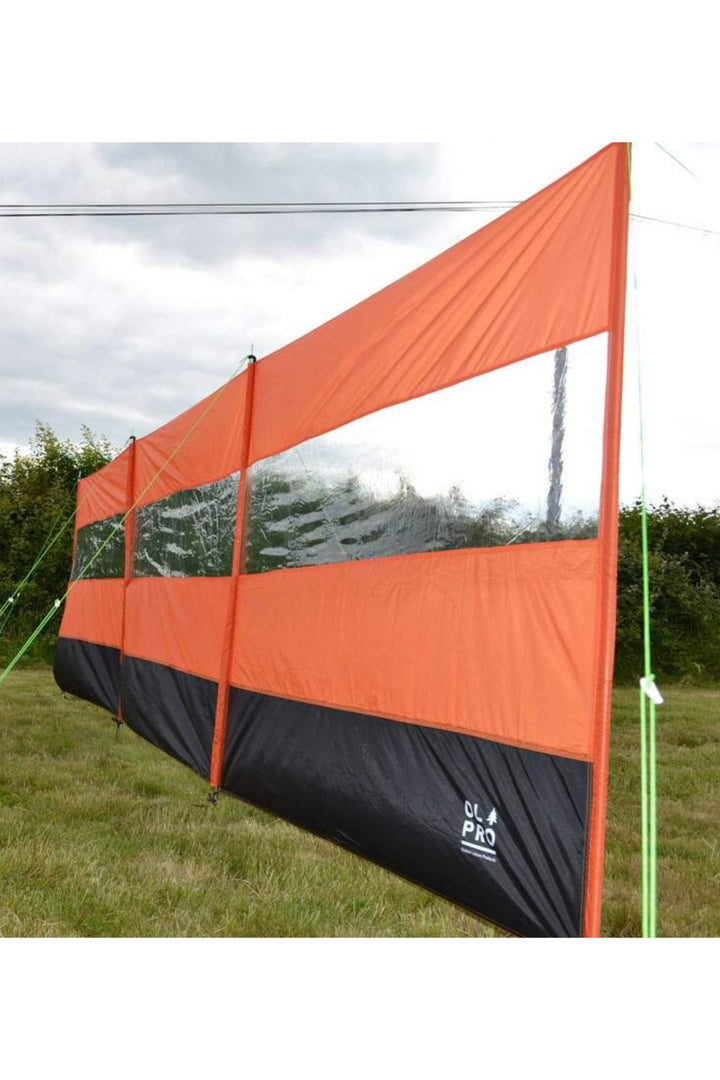 Compact Windbreak - Orange & Black